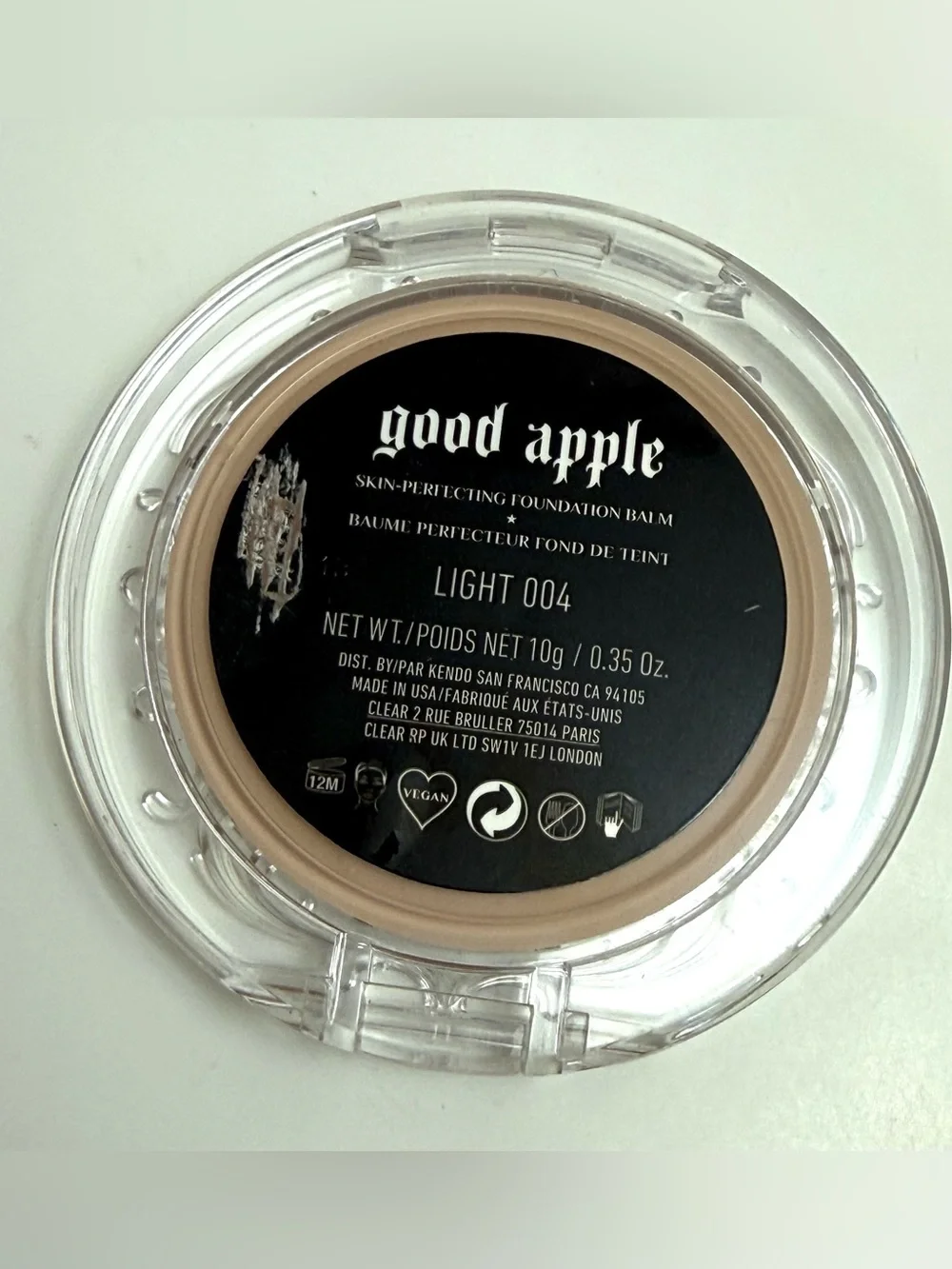 KVD Good Apple Skin-Perfecting Hydrating Foundation Balm in Shade 004